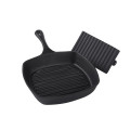 Flat Press Cast Iron BBQ Hamburger Bacon Meat Press